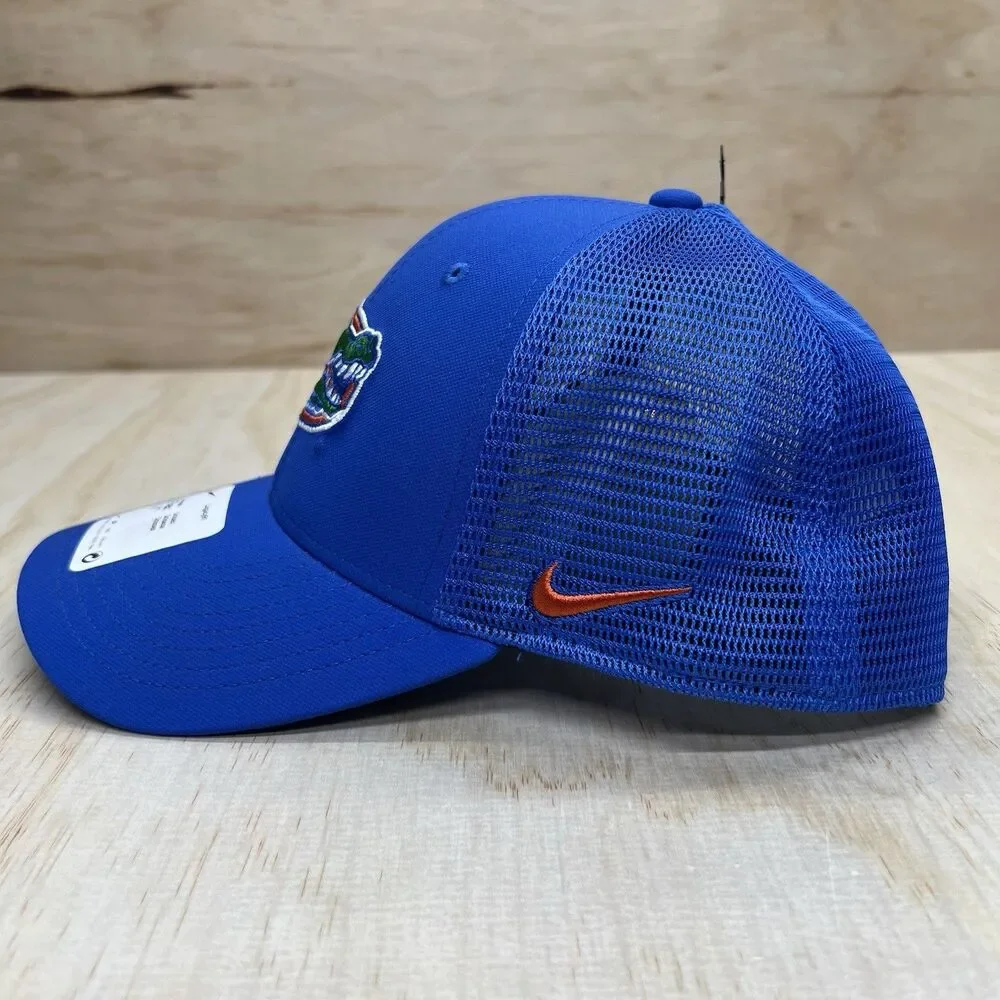 NEW M/L Florida Gators Nike Legacy 91 Mesh Swoosh Flex Fit 2.0 Cap Hat Blue